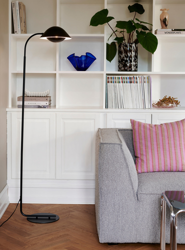 Kontrola FREYA stojací lampa Nordlux E14 40W kovová černá