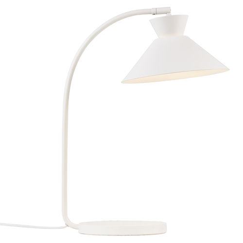 Kontrola Stolní lampa DIAL Nordlux E27 40W Metal White