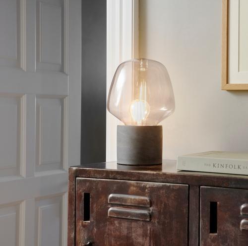 Kontrola Stolní lampa CHRISTINA Nordlux E27 25W Concrete Anthracite
