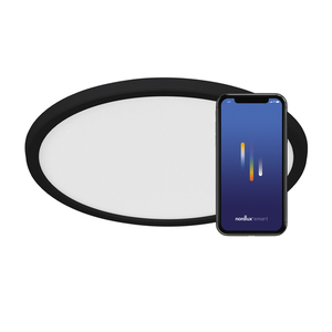 Chytré stropní svítidlo Oja Smart 29 černé LED 15W 1600lm 2700-6500K ovládané aplikací NORDLUX 2015036103 small 0