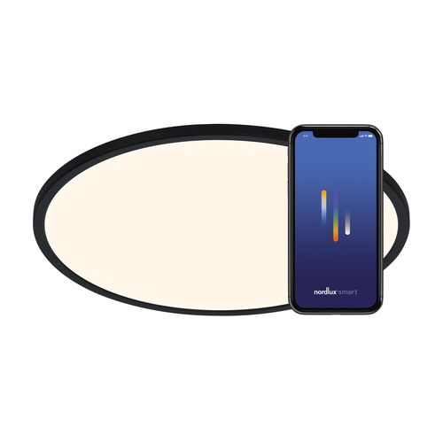 Kontrola Plafond 60 cm OJA Smart CCT LED - černý - NORDLUX