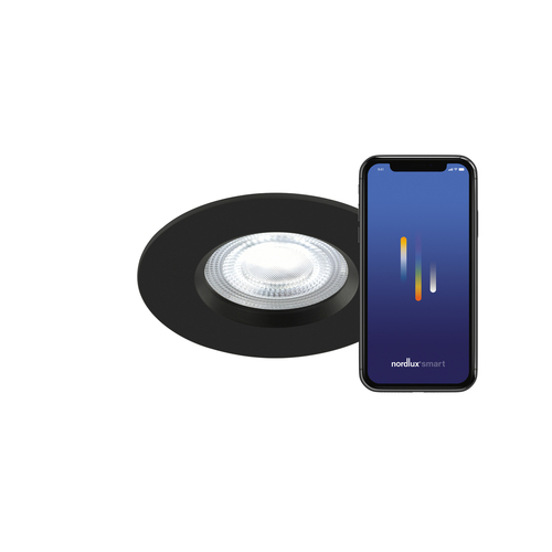 Kontrola DonSmart Nordlux LED svítidlo pro vestavbu Plastová černá