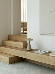 TAIDO DFTP E27 25W kovová hnědá stolní lampa small 1