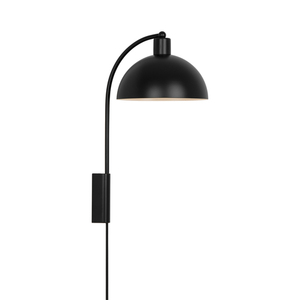 ELLEN Nordlux E14 40W kovová nástěnná lampa černá small 1