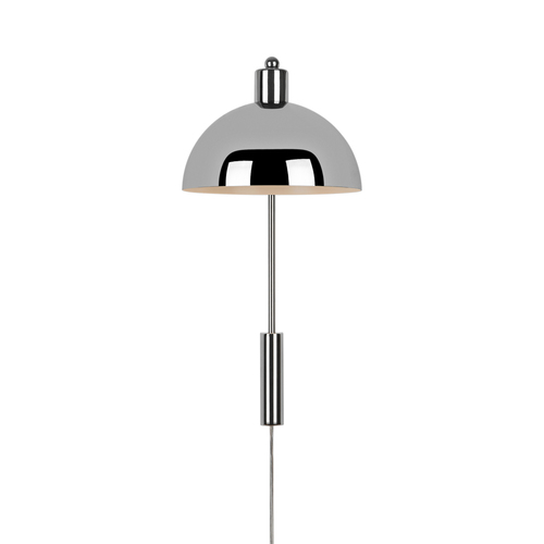 Kontrola ELLEN Nordlux E14 40W kovová chromová nástěnná lampa