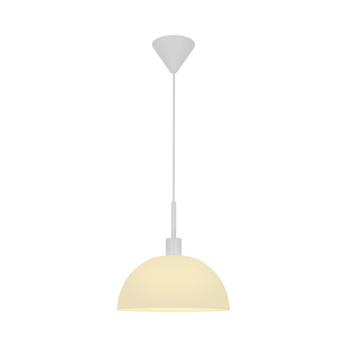 Kontrola Závěsná lampa ELLEN Nordlux E27 40W Skleněná bílá