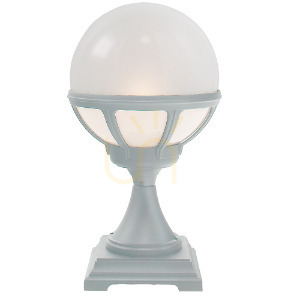 Venkovní stojací lampa Norlys Bologna 313WH E27 bílá 9003 IP54