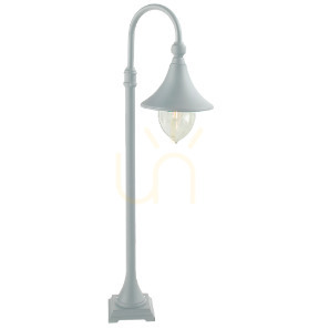 Kontrola Zahradní lucerna FIRENZE 805WH, bílá, E27 – NORLYS