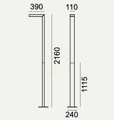 Zobrazit Asker Pole Pro 5161 Black 9005 Zahradní lucerna Norlys Asker Pole Pro 5161 Black 9005 Zahradní lucerna Norlys