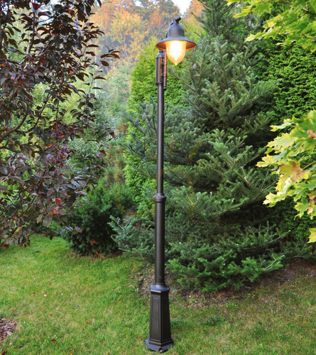 Kontrola COMO 372W 2xE27 bílá 9003 Zahradní/parkové svítidlo Norlys.