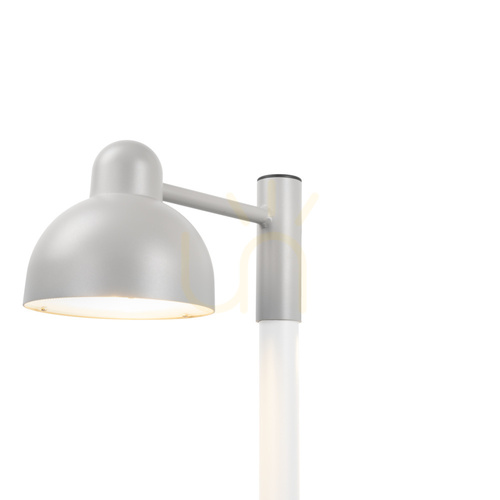 Kontrola Zahradní svítidlo Norlys Koster Pro 1823AL hliník RAL 9006 LED 18,1 W 3000 K na stožár Ø60 mm