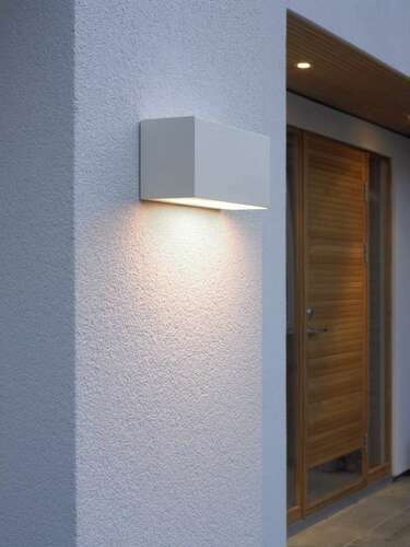 Kontrola Venkovní nástěnné svítidlo ASKER Small Pro 1727 White 9003 5,5W 3000K Norlys