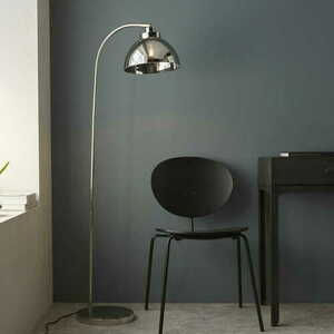 Stojací lampa Endon Caspa 100045 – lesklý nikl, zrcadlové sklo, E27, 144 cm small 1
