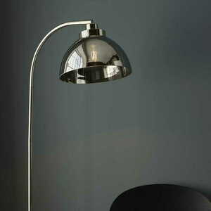 Stojací lampa Endon Caspa 100045 – lesklý nikl, zrcadlové sklo, E27, 144 cm small 4