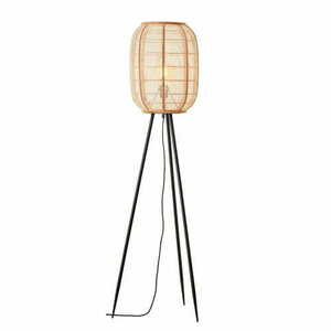 Stojací lampa Endon Zaire černá béžová E27 101687 small 0