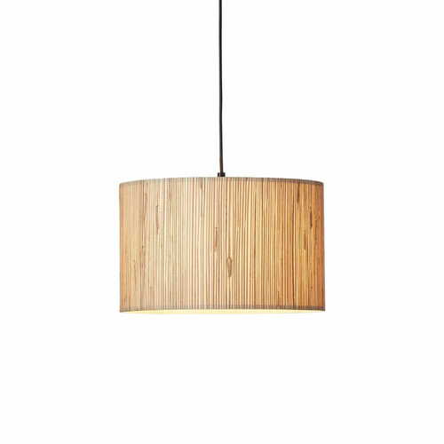 Kontrola Závěsná lampa Endon Longshore černá E27 35 cm 101691