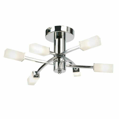 Kontrola Stropní svítidlo Endon Havana 146-6CH chromové 6x G9 LED, 45,6 cm