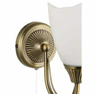 Nástěnné svítidlo Endon Haughton bronzové bílé E14 1x60W small 1