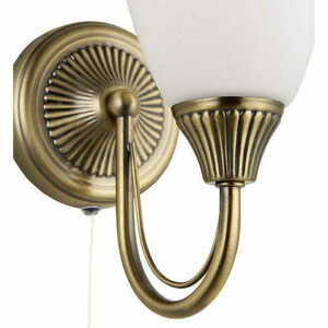 Nástěnné svítidlo Endon Haughton bronzové bílé E14 1x60W small 3