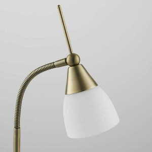 Stojací lampa Endon mosaz/bílá G9 LED 652-TLAN small 1