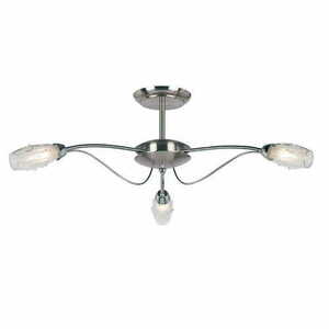Stropní svítidlo Endon Mercury 9009-3SC chromové 3x G9 LED 66 cm small 0