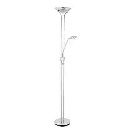 Kontrola Stojací lampa Endon Rome chrom/sklo, LED, 180 cm