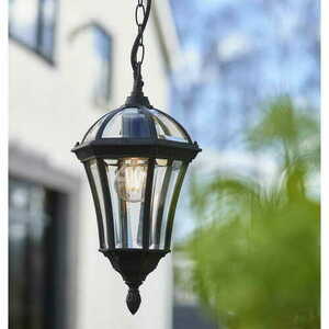 Venkovní závěsná lampa Endon Drayton YG-3503 černá IP44 E27 small 2