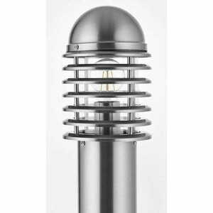 Venkovní stojací lampa Endon Louvre nikl IP44 E27 100 cm YG-6003-SS small 1