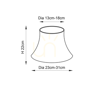 Oválné stínidlo Endon Celia CELIA-12 krémové 31 cm small 5