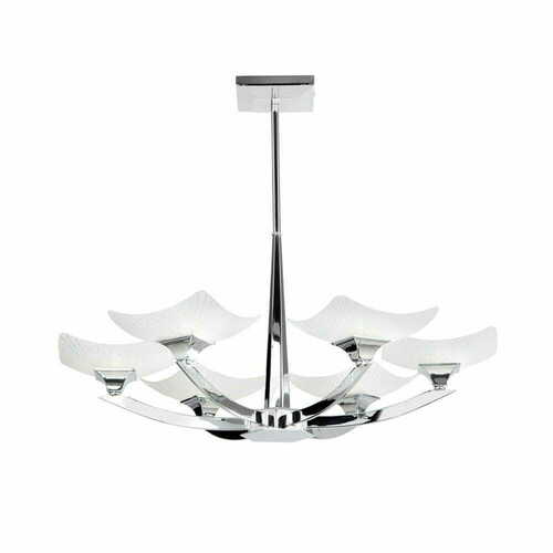 Kontrola Stropní svítidlo Endon Ayres 6x G9 chrom/bílá, 66,5 cm