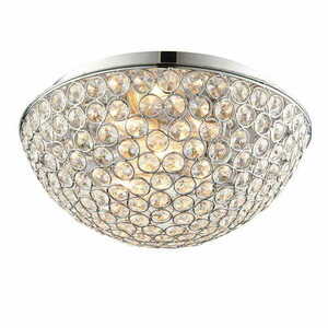 Stropní svítidlo Endon Chryla 60103 chrom a křišťál, 3×G9, IP44, 30,5 cm small 0