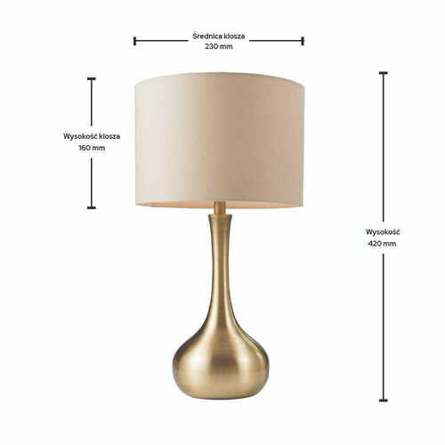 Kontrola Stojací lampa Piccadilly 61191 Endon