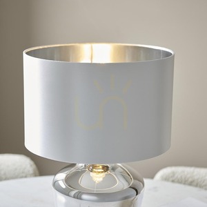 Stolní lampa Endon Waldorf 61198 – chrom, stínidlo v barvě slonové kosti, 47 cm small 7