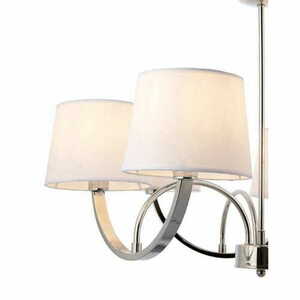 Závěsná lampa Endon Macy 61709 bílá chrom 6xE14 small 3