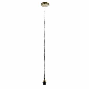 Závěsné svítidlo Endon 61809 mosazné černé E27 LED, stmívatelné small 2