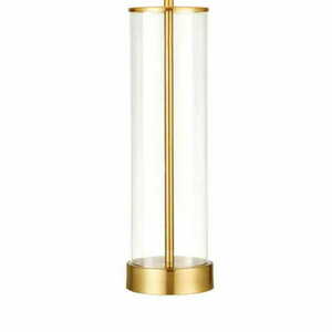 Stojací lampa Endon Lessina 68802 mosazná, bílý stínidlo E27 small 3