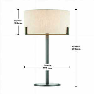Stojací lampa Endon Hayfield béžová E27 59 cm 72631 small 1