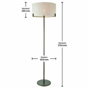 Stojací lampa Endon Hayfield béžová 172,5 cm E27 72634 small 1