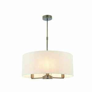 Závěsná lampa Endon Daley 73015 hnědá 3xE14 50 cm small 1