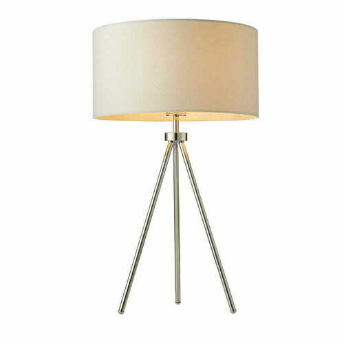 Kontrola Stojací lampa Endon Tri béžová/stříbrná 60 cm E27 40W
