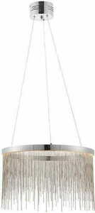Závěsná lampa Endon Zelma chrom LED 25W 45 cm pro obývací pokoj small 0