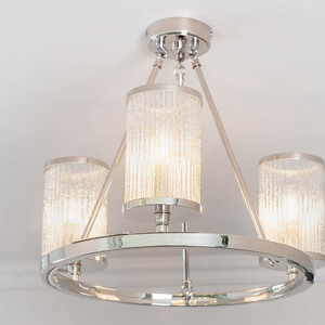 Stropní svítidlo Endon Easton 76261 nikl/sklo 3xE14 small 6