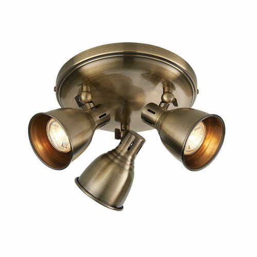 Kontrola Stropní svítidlo Endon Westbury 76279 mosazné LED 3x 2700K