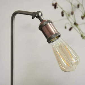 Stojací lampa Endon Hal měděná/stříbrná ocel E27 45,3 cm 76339 small 4