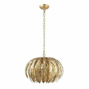 Závěsná lampa Endon Delphine zlatá 3x E14 LED stmívatelná small 2