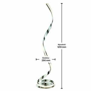 Stojací lampa Endon Aria chrom/bílá LED 23W 121 cm 76395 small 1