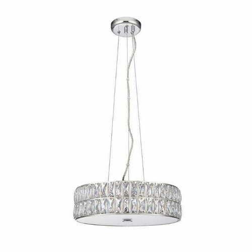 Kontrola Závěsná lampa Endon Verina 76513 chromová křišťálová LED dimmable