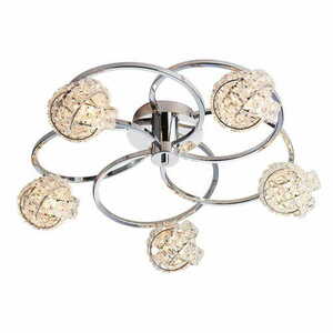 Stropní svítidlo Endon Talia 76595 chrom sklo 5xG9 LED dimmable small 0