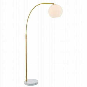 Stojací lampa Endon Otto šedá zlatá sklo ocel 76613 small 2