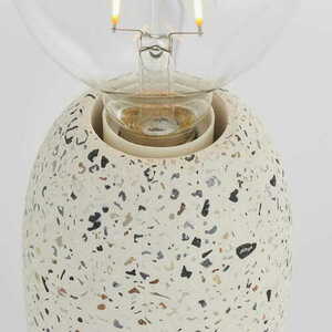Stojací lampa Endon Terrazzo 78181 bílá betonová E27 LED zvýšená small 2